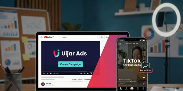 Image show TikTok and youtube sample ads