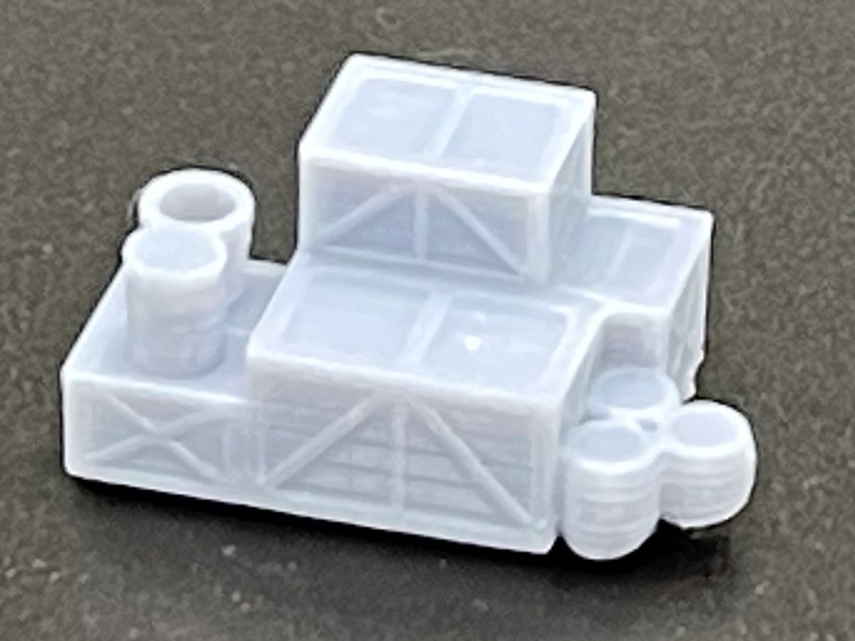 Wood Crates with Barrels and cans NScale DT017