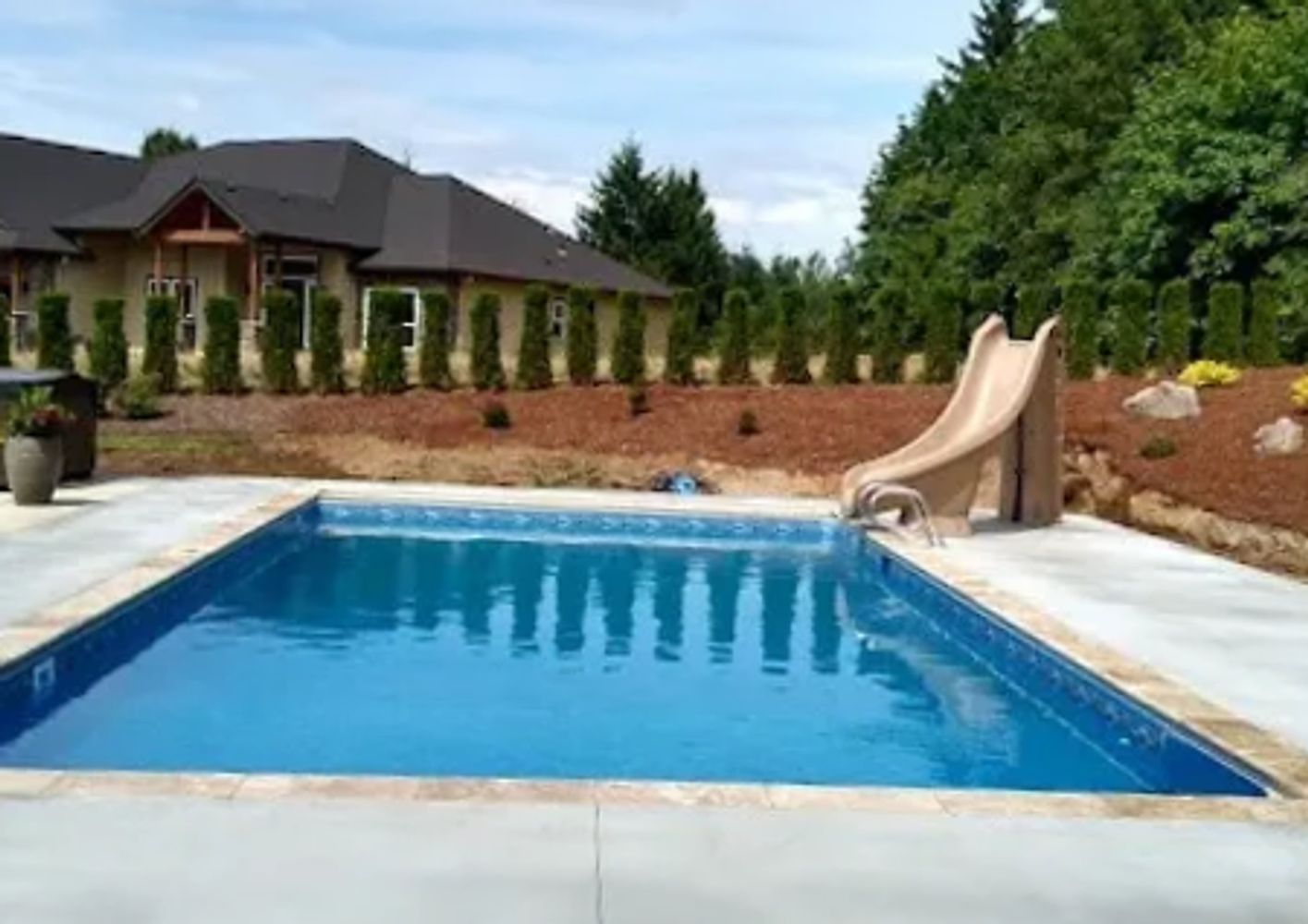 New build liner pool