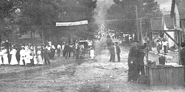 Main Street Woodstock, 1900 