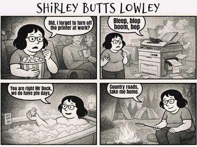 Shirley Butts Lowley ep#3: She works hard for her money. 