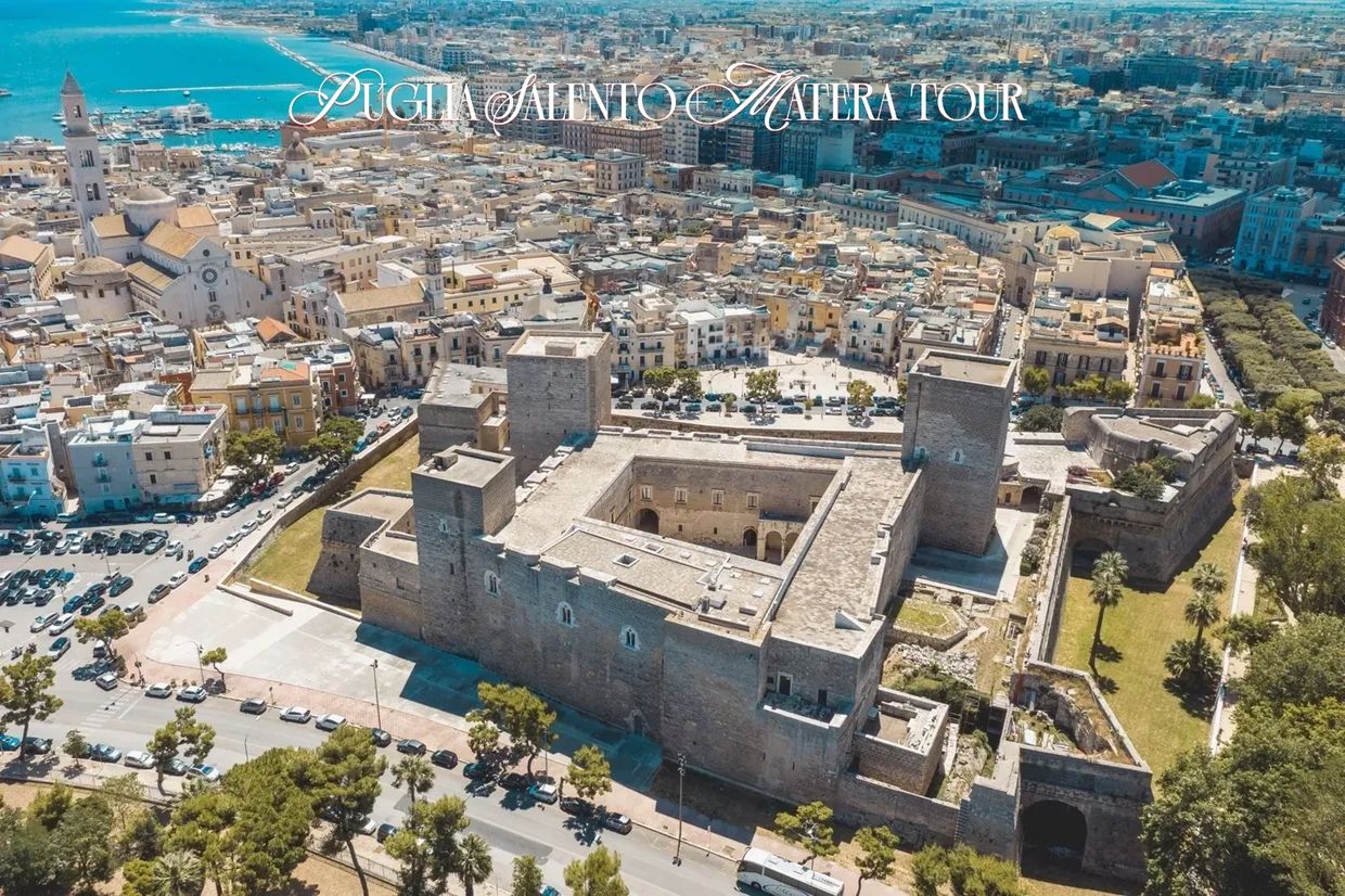 The Swabian Castle in the capital city of Bari.