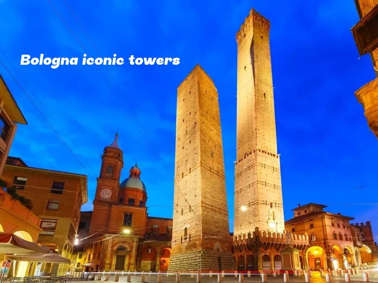 Bologna, the towers 