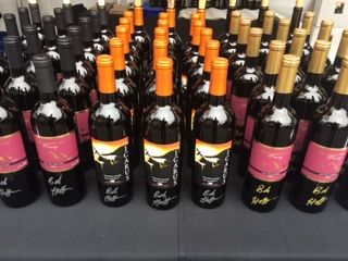 Ready for tasting at winery