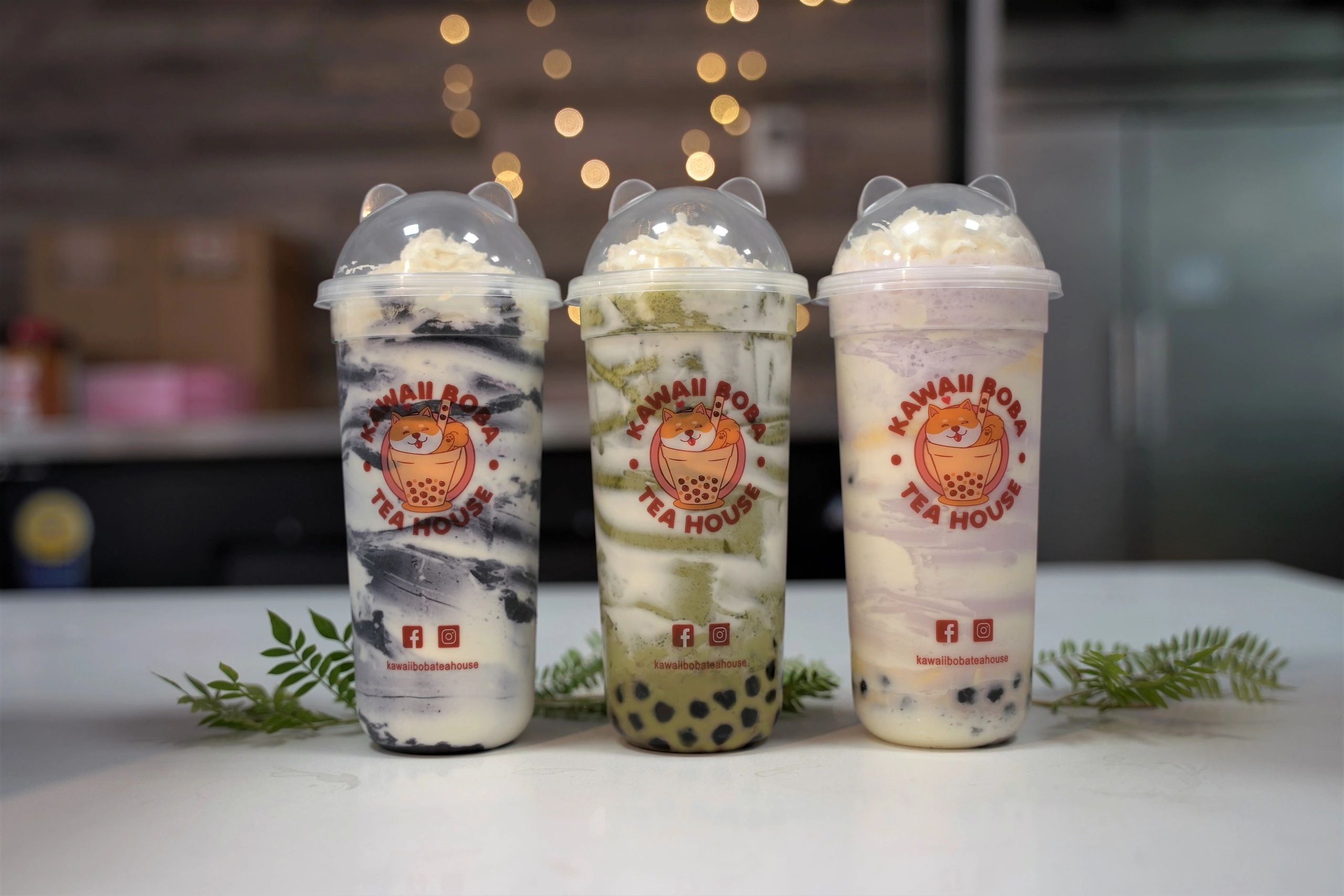 Kawaii Boba Milk Kittea To-Go Glass Cups - 500 ml - Bobo's House