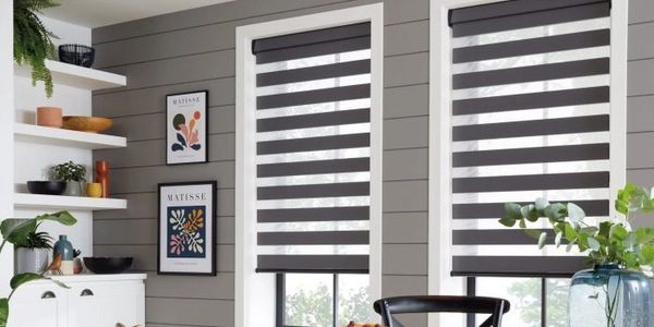 Duoflor Blinds in a dining room area