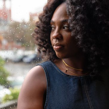 Woman with depression