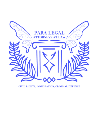 Blue emblem with wings, leaves, and ornamental design.