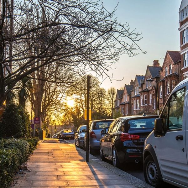 Properties in London. street view