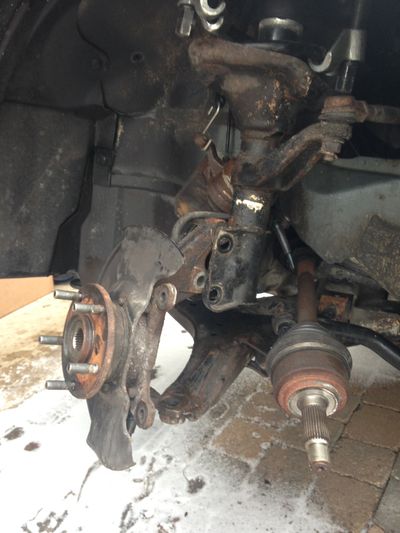 Replacing one ball joint requires a LOT of disassembly
