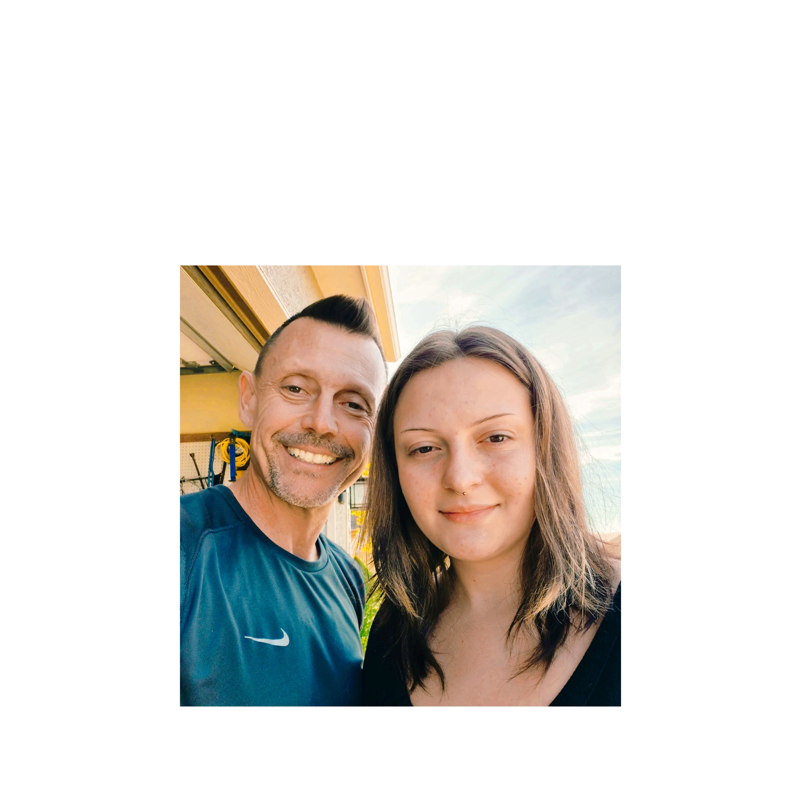 Chris and his daughter