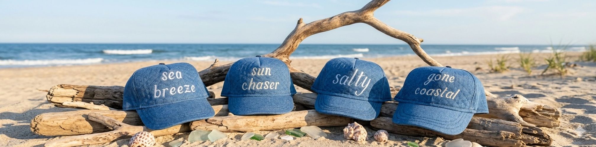 premium denim 5 panel hats