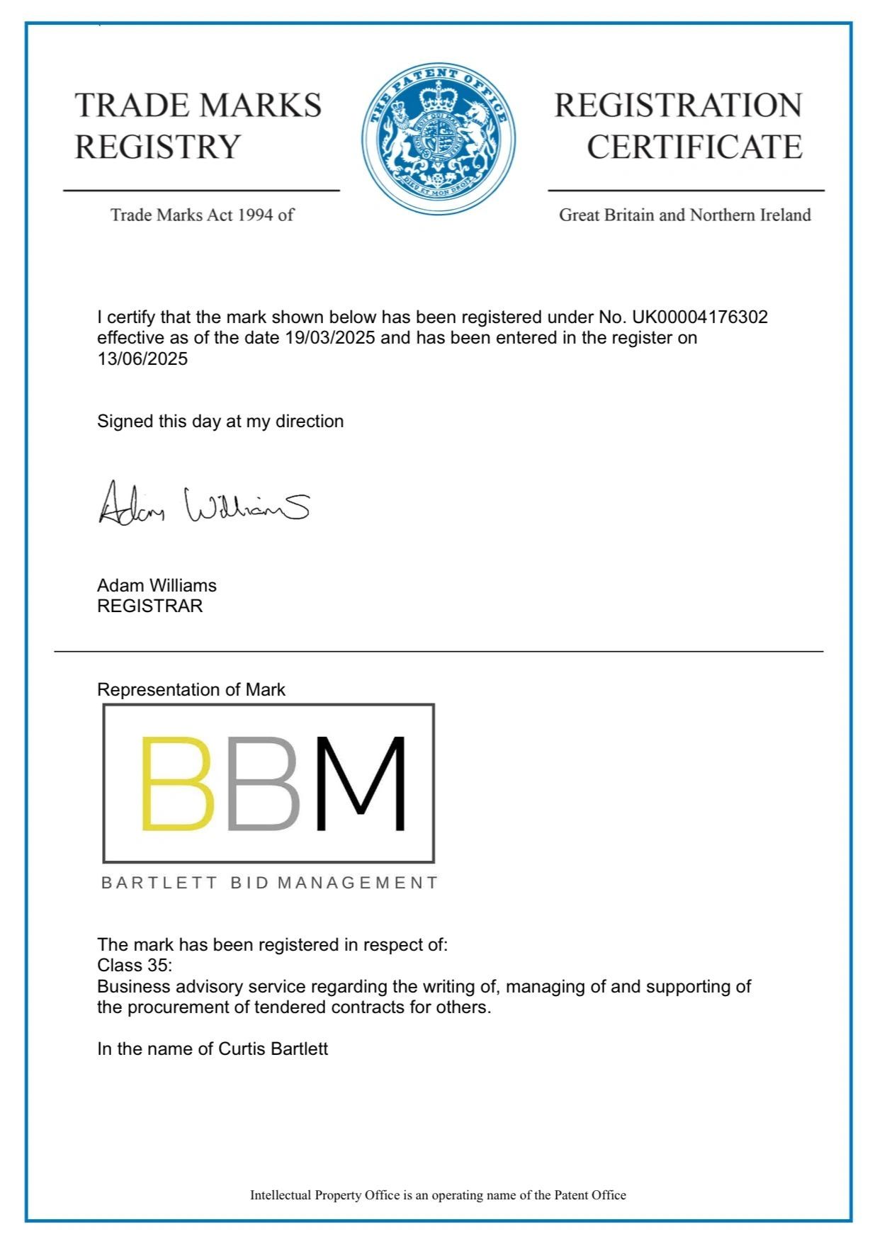 Registered Trademark!