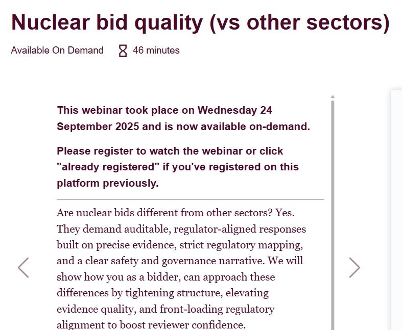 Nuclear Webinar Link