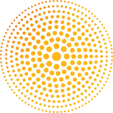 A set of concentric golden circles that signify the logo of the Golden Profile