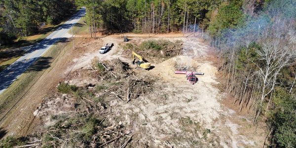 Land clearing, land management, land maintenance, tree removal, grading, dirt, rock, debris, ga