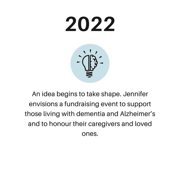 In 2022, Jennifer envisions a fundraising event for dementia and Alzheimer’s support.