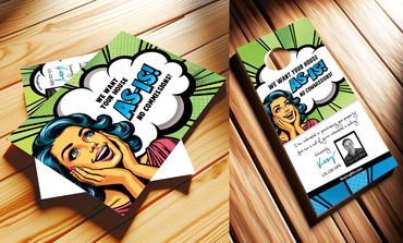 Corner Lot postcard & door hanger