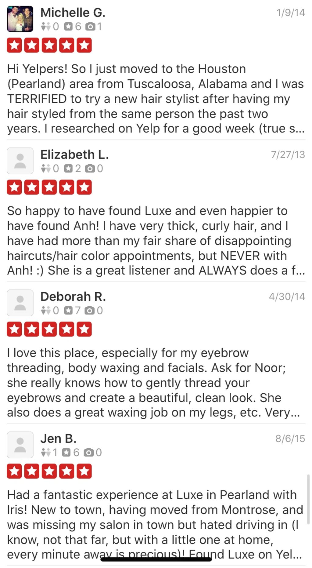 Luxe Salon Spa Pearland Hair Salon Spa Hair Color