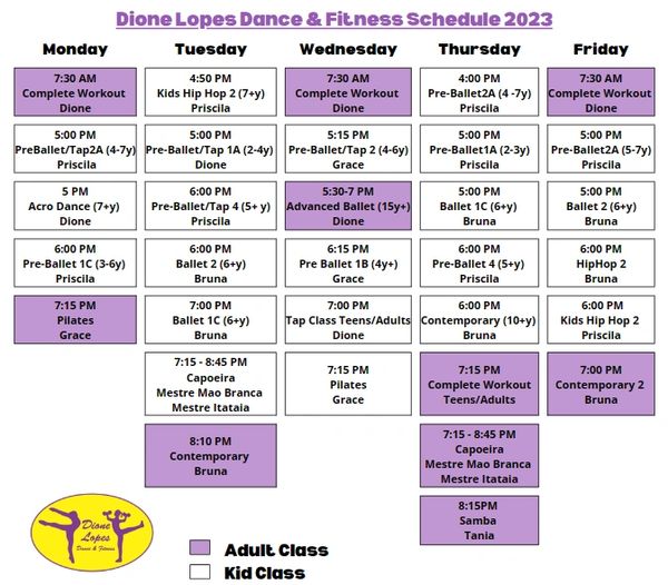 The Schedule Is Always Subject to Change!
