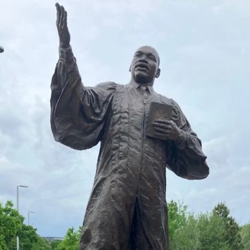 MLK Jr Statue --MLK Plaza 
at MacGregor Park
Houston, Texas 77021