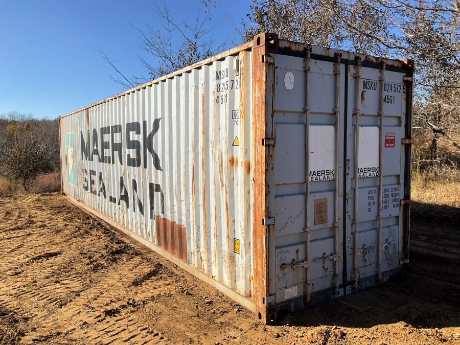 Wind & Watertight shipping container example 2