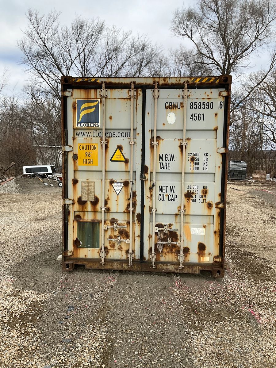 Wind & Watertight shipping container example 3