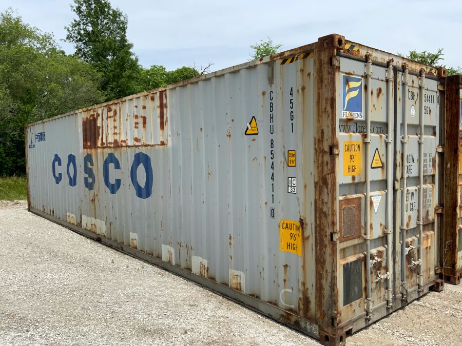 Wind & Watertight shipping container example 1