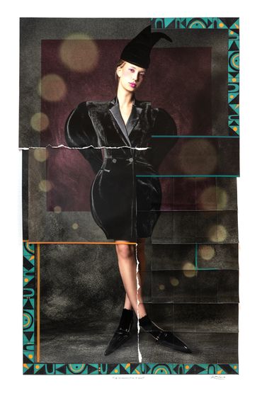 "The Reconstruction of Nikol"
Mixed Media Collage
Matted to 27" x  40"