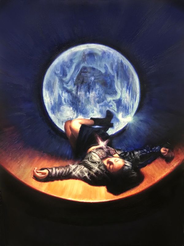 “Doreen at Dream” 48X36” Oil on Linen. 2018