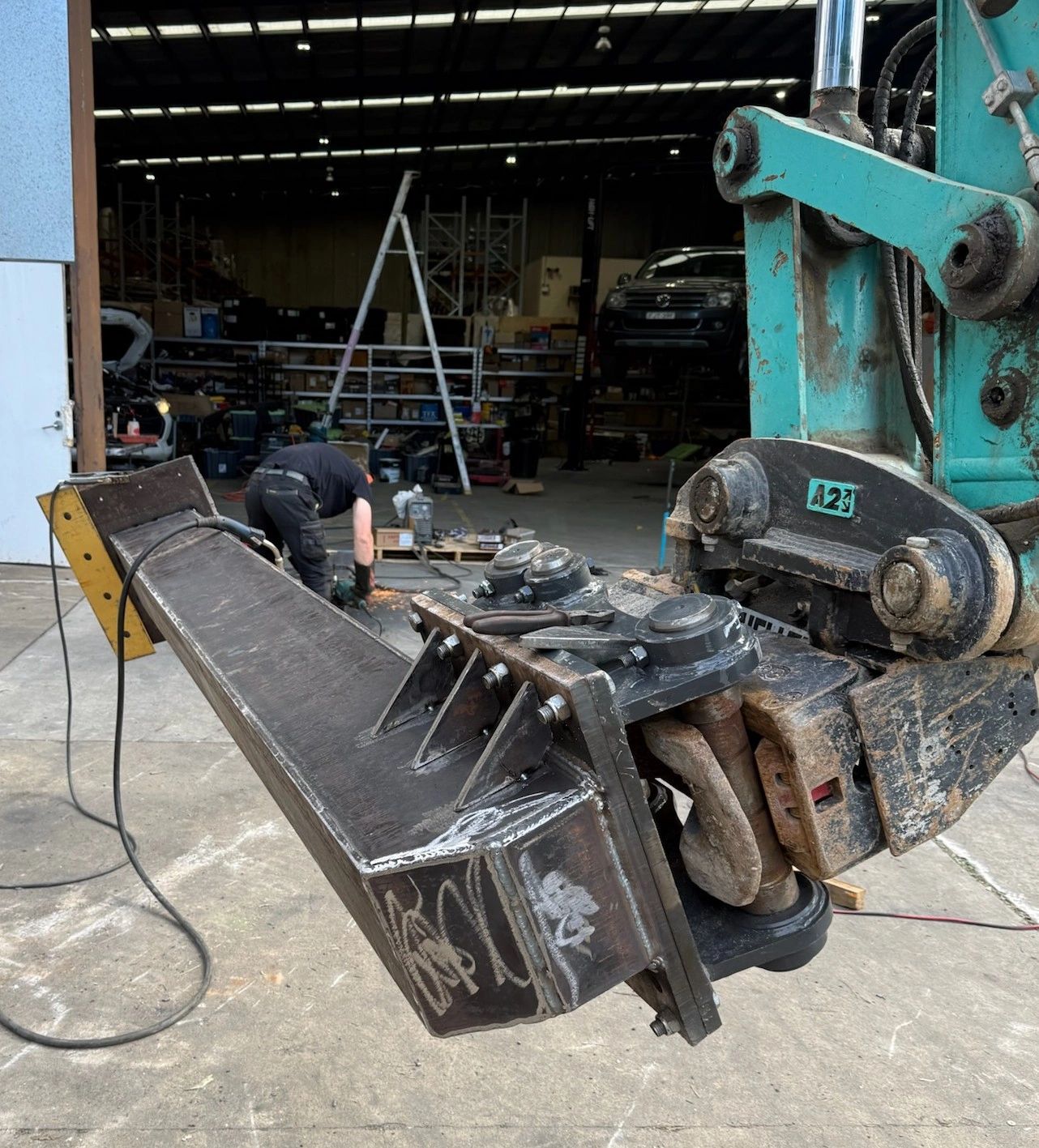 welding and fabricating a new attachment