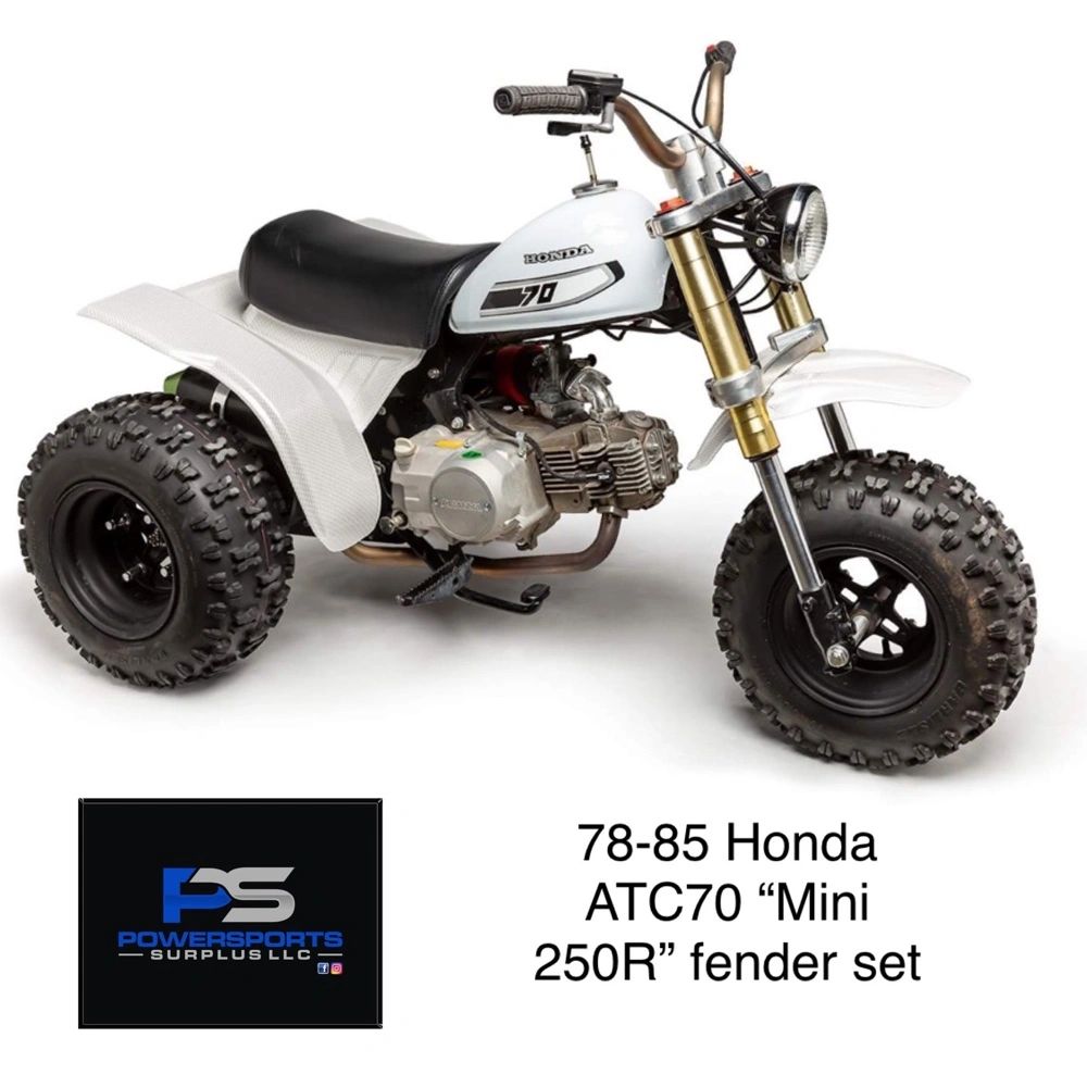 NEW Maier Honda ATC250R 1985-1986 Plastic Fighting Red Rear Fender - OEM Style Replacement For ATC 250R