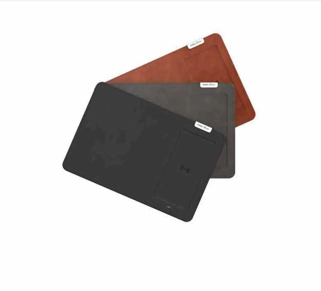 Leather Desk Pad Wireless Charger