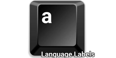 keyboard language labels