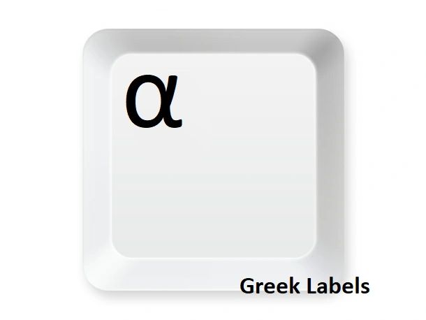 Greek Keyboard Labels