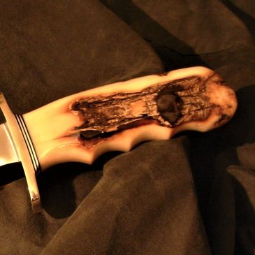 The Whaleman collection of Randall and Treeman Knives with artifact handles 