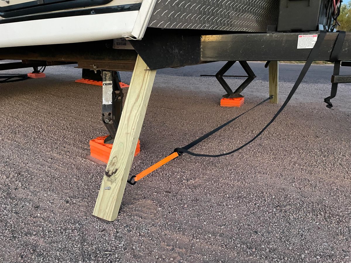 RV Stabilizer RV Leveling Two 36" PT Wood RV Stabilistix