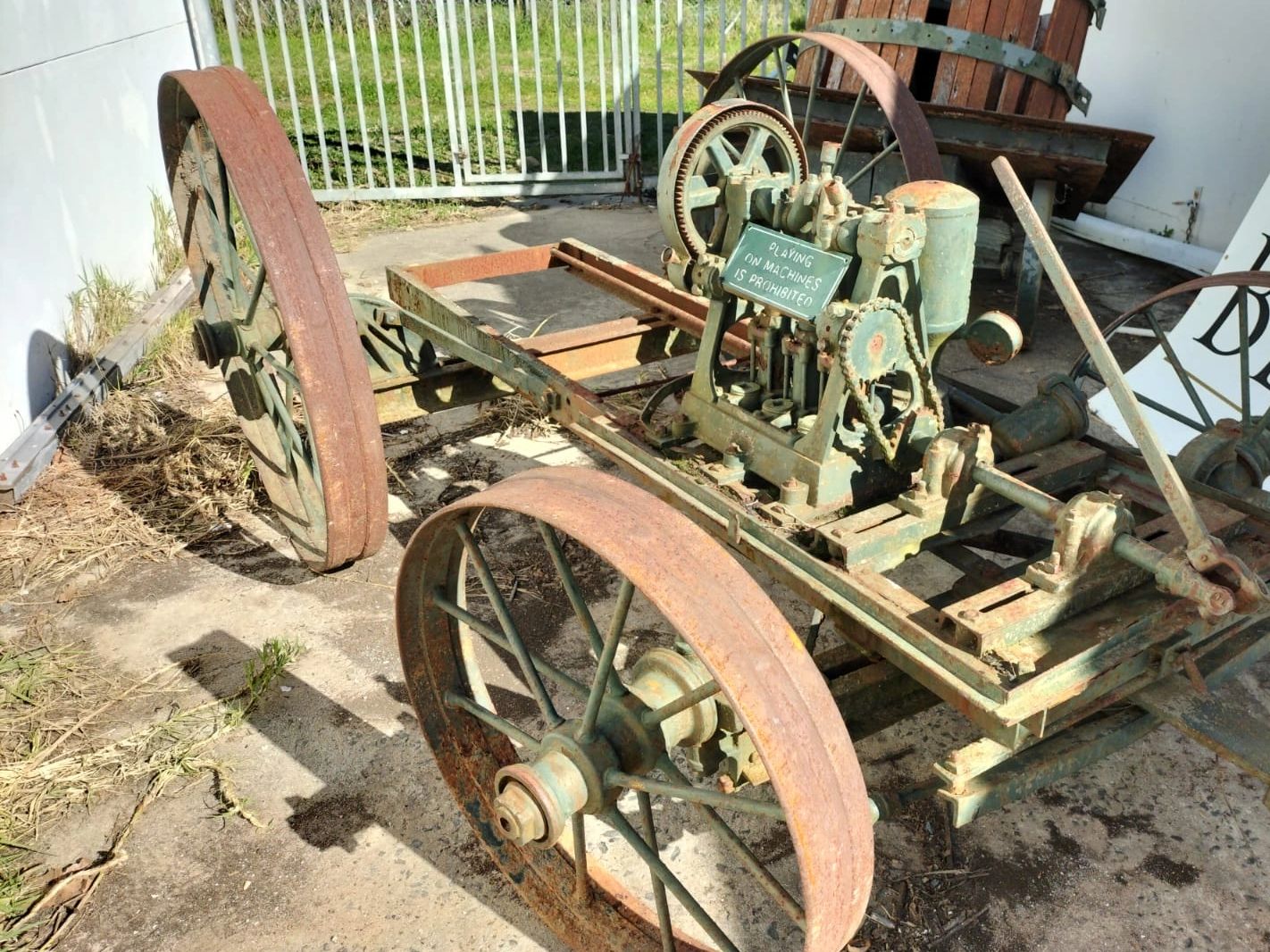 Vintage Tractor Pump