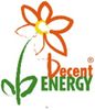 Decent Energy (R) with Flower Logo