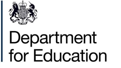 Logo of the UK Department for Education.