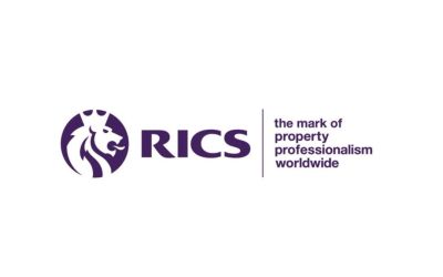 RICS logo with tagline emphasizing property professionalism worldwide.