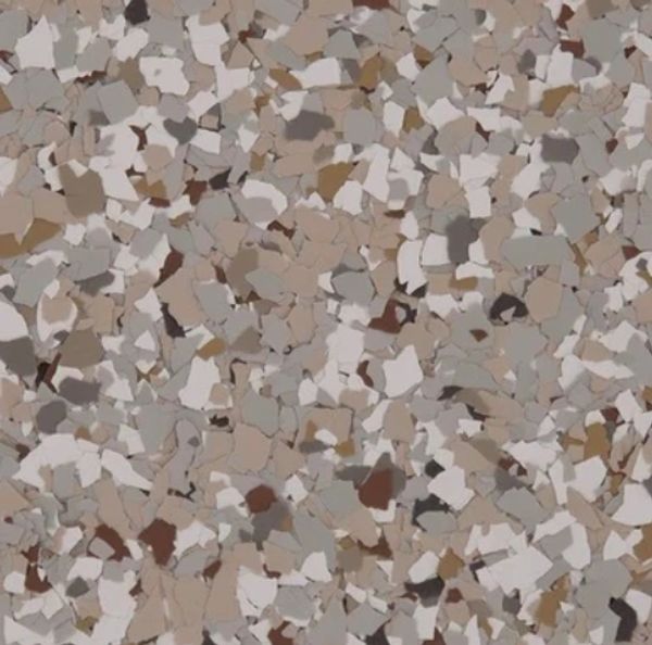 CREEKBED FLAKE BLEND- EPOXY FLAKE FLOORING