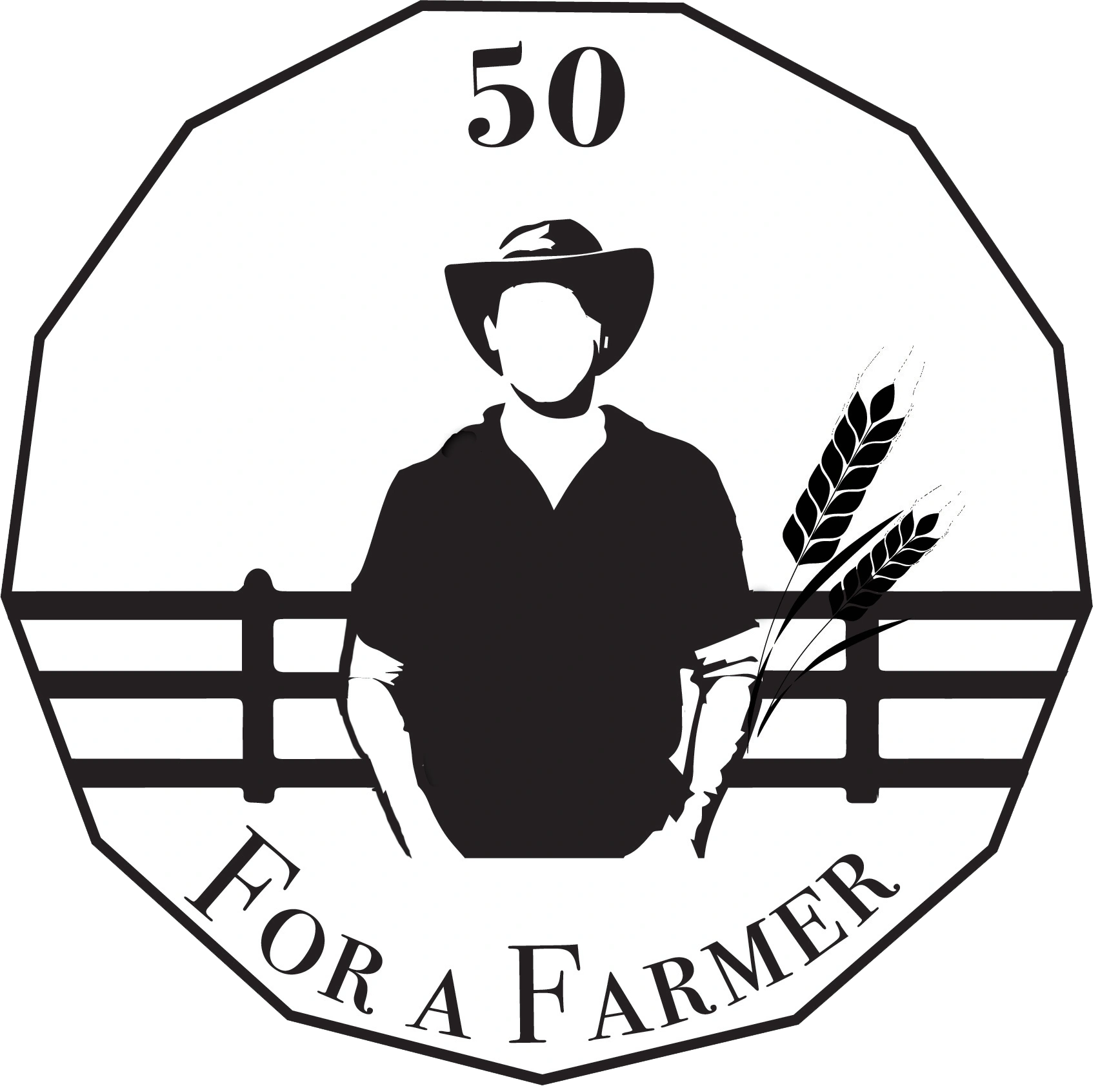 Fifty For A Farmer logo