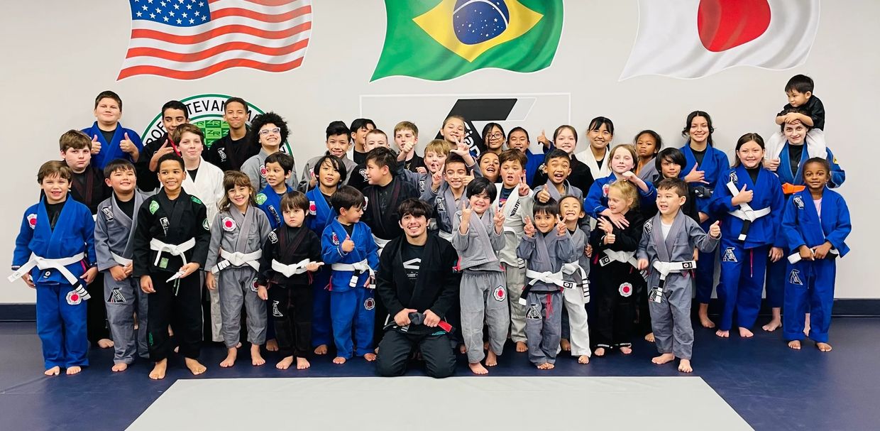 A Kids and Teens Jiu Jitsu class near Fayetteville NC