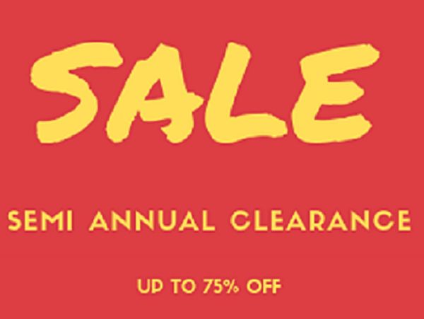 Clearance Sale