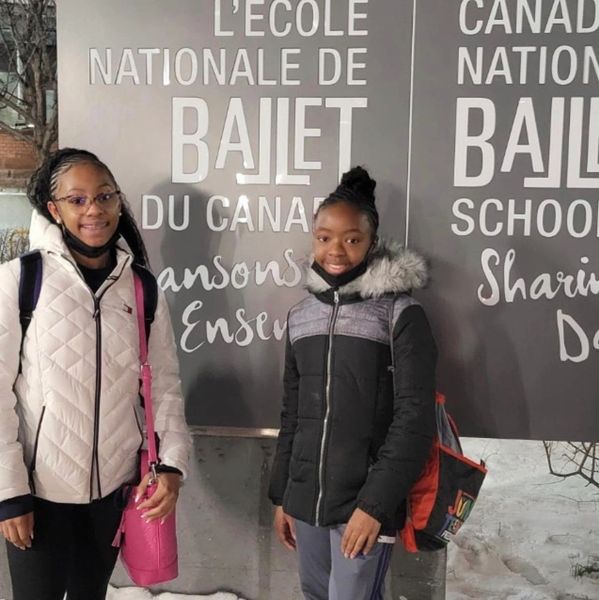 LSODance Co. students at the National Ballet of Canada School  in Toronto.