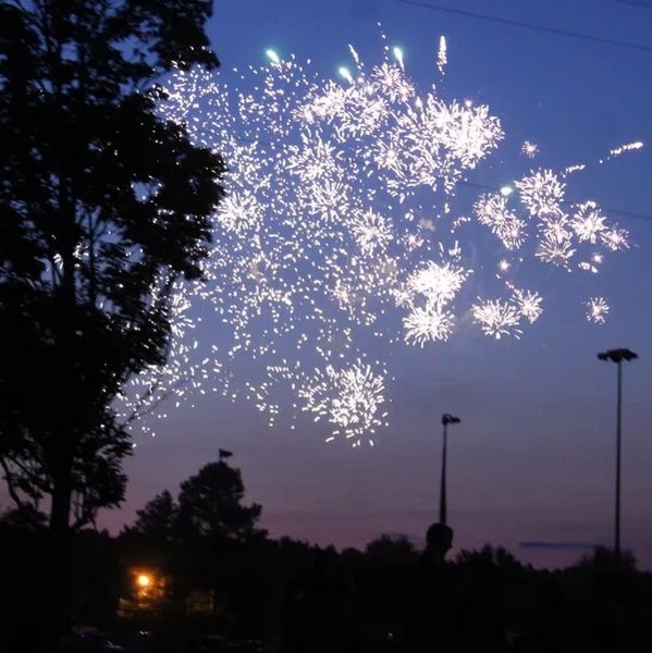 Fireworks magic at Lions Field!