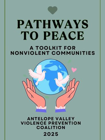 Cover of a 2025 peace toolkit by Antelope Valley Violence Prevention Coalition.