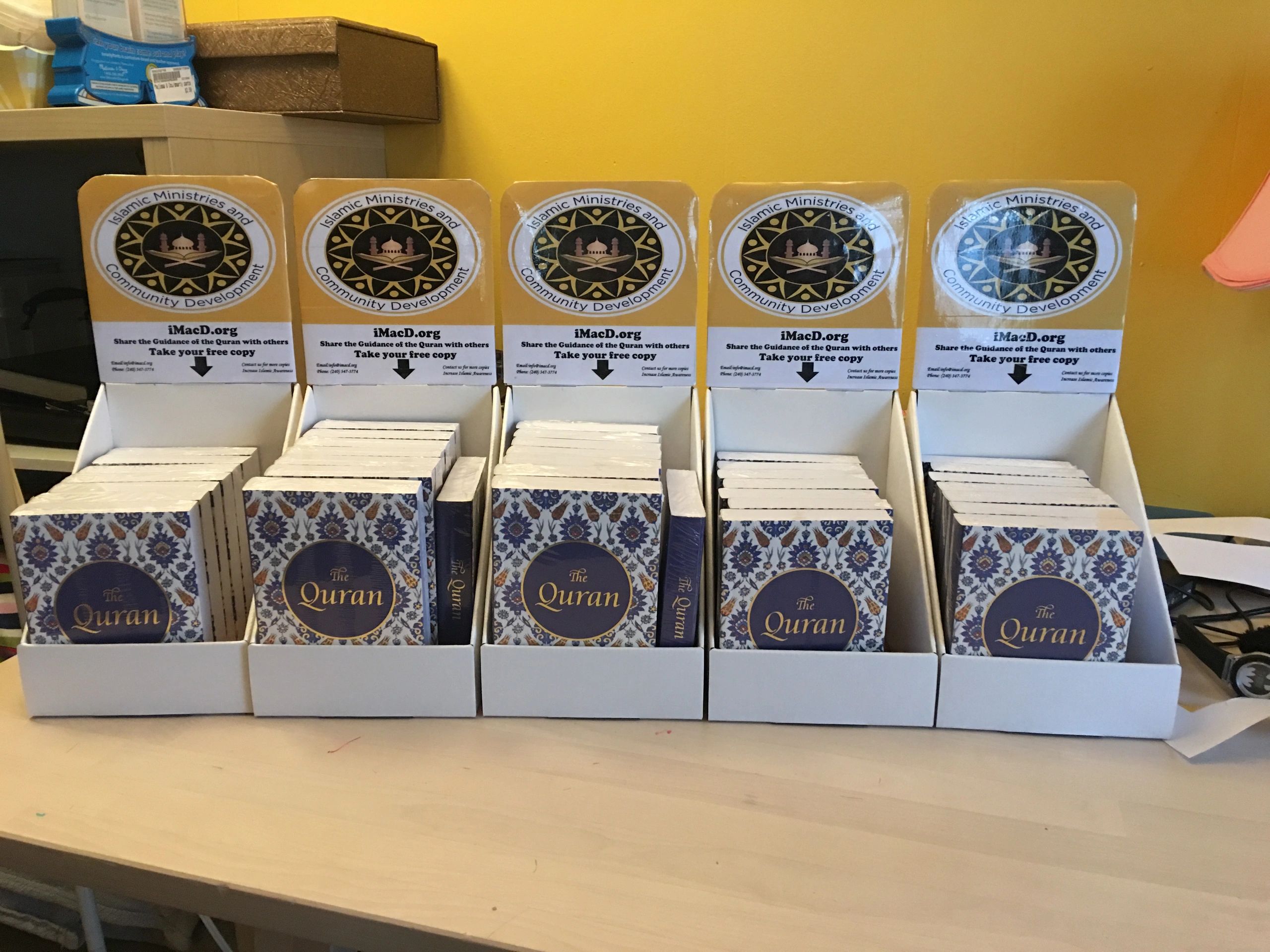Donate today to support printing and distribution of dawah materials, Qurans, and booklets