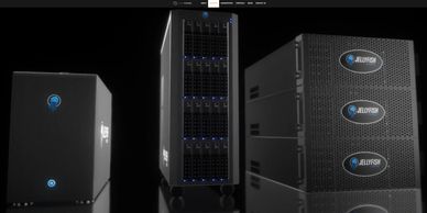 Jellyfish shared storage servers  by OWC for video editing and post-production.